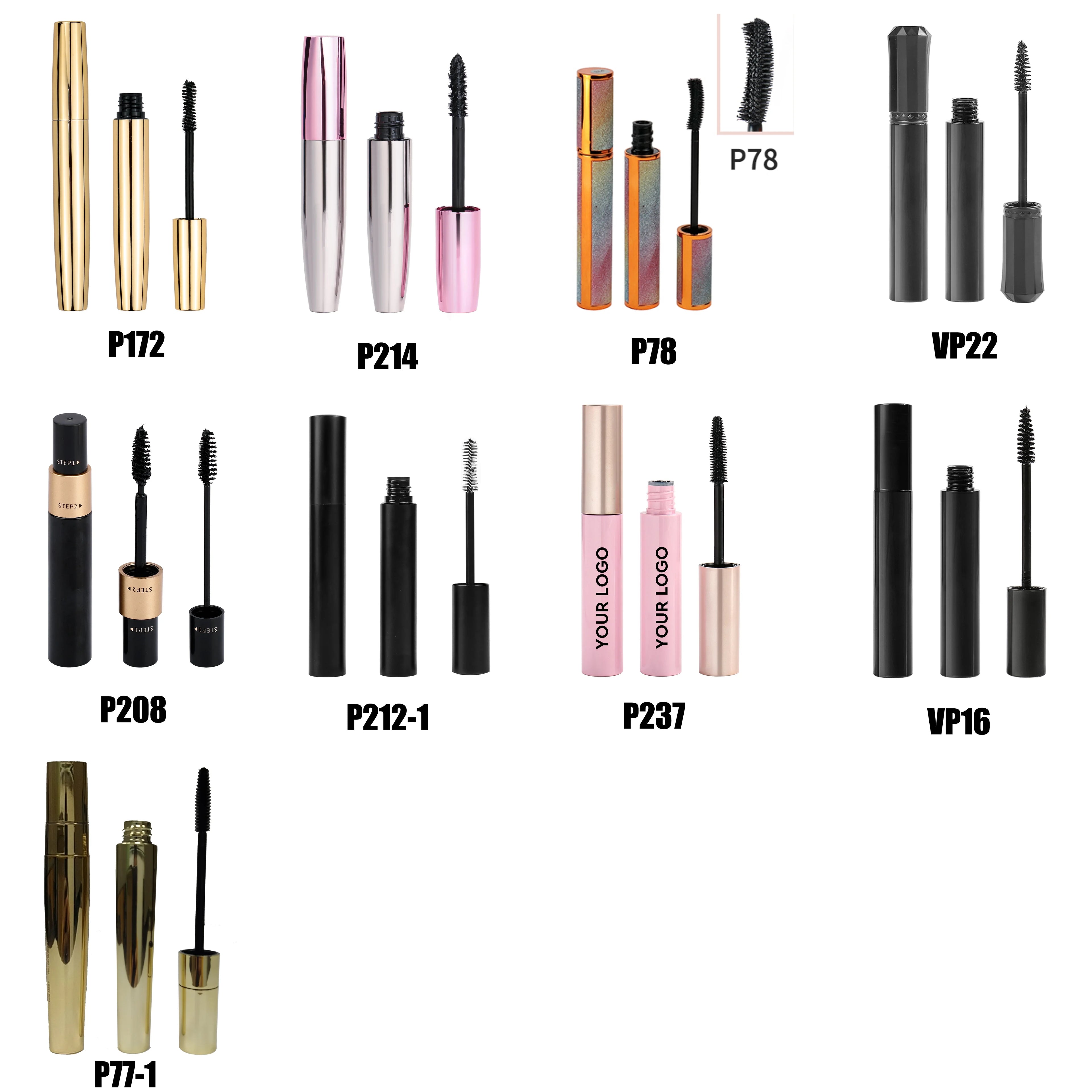Long Lasting Waterproof Mascara Para Mascara Halloween Ninos Private Label Mascaras